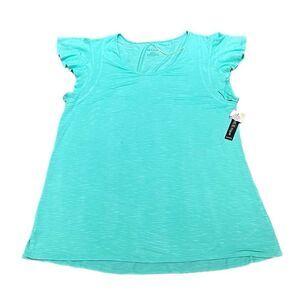 NWT HUEtique Sleepwear Women’s‎ Flutter Sleeve Sleep Shirt, Size L